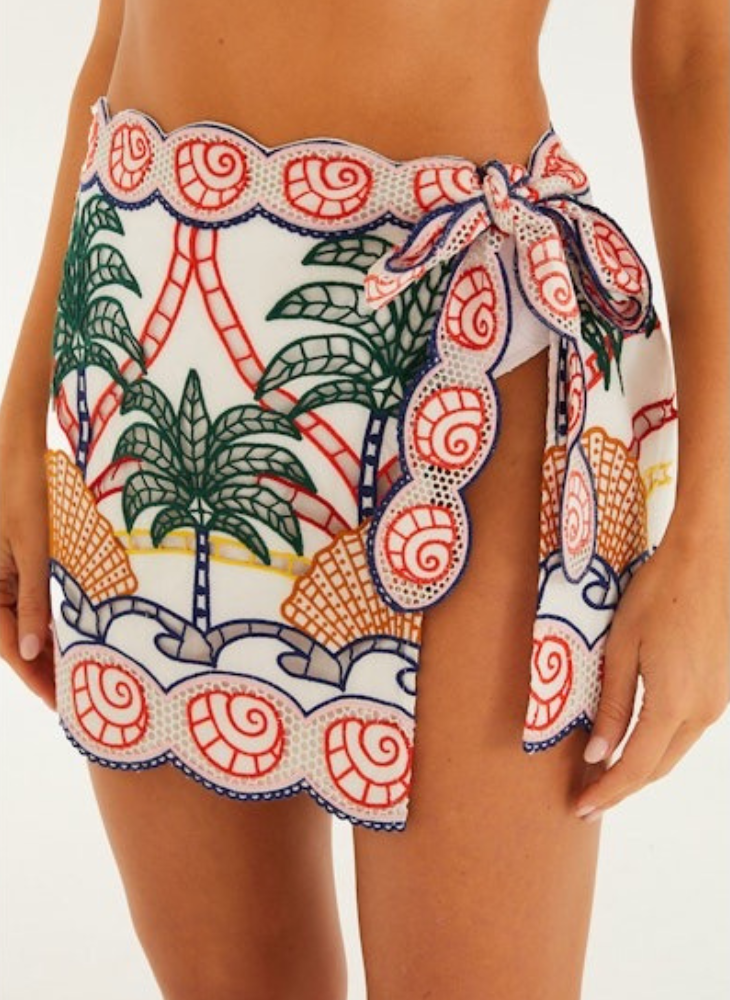 Tropical Graphic Skirt