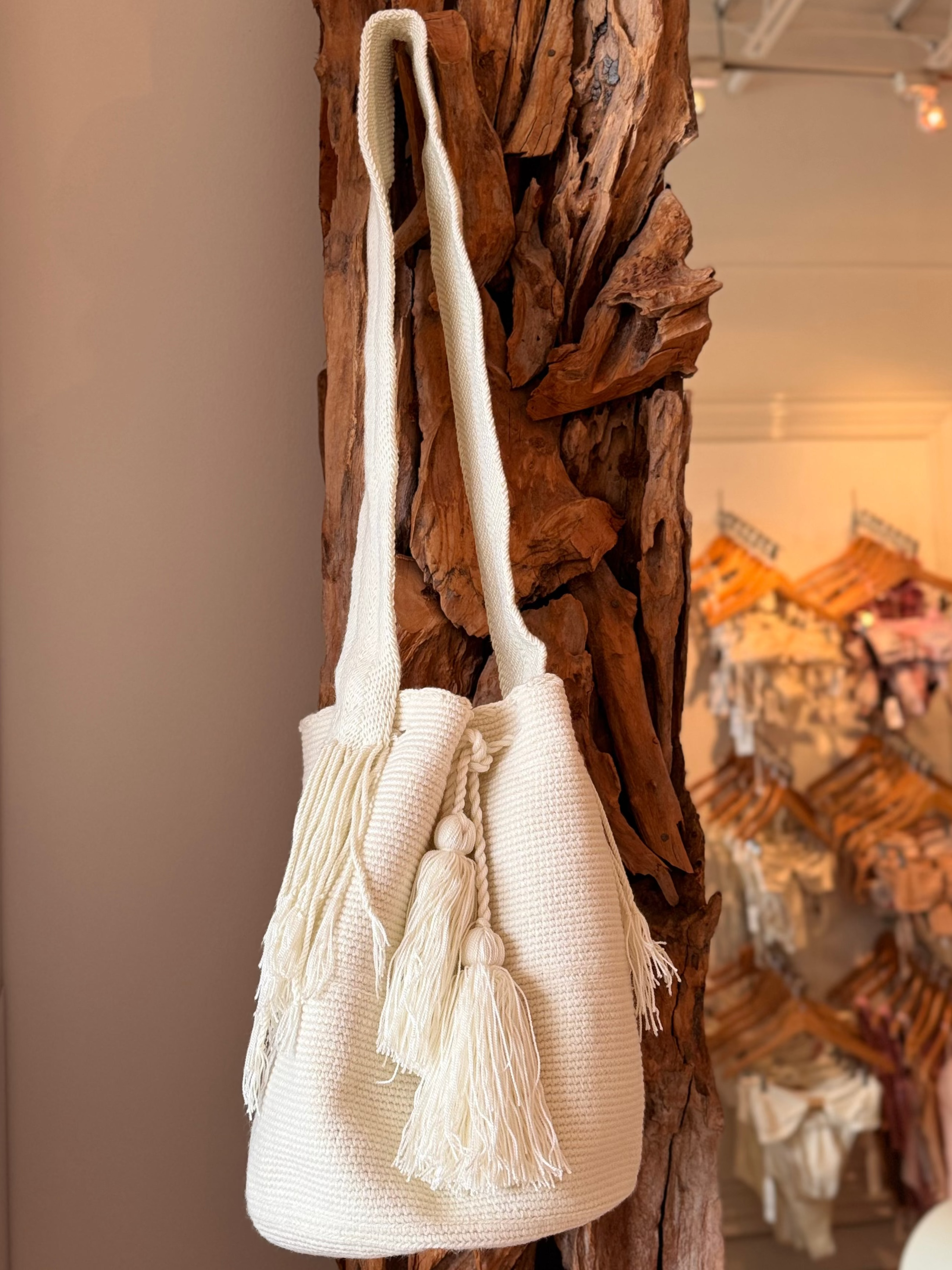 Coastal Tassel Tote