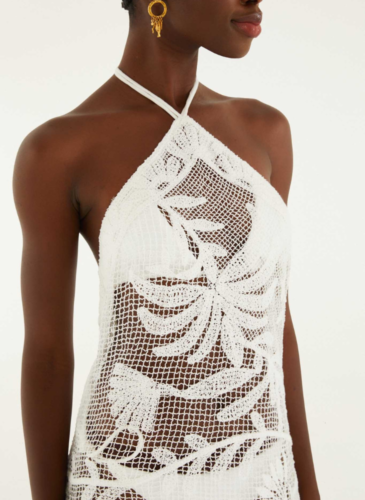 Midi Crochet Dress