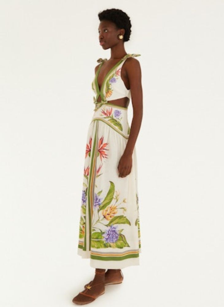 Tropical Scarf Maxi