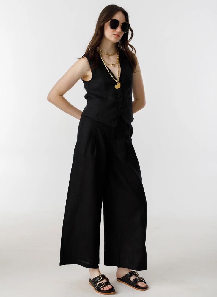 Culotte Linen Pants
