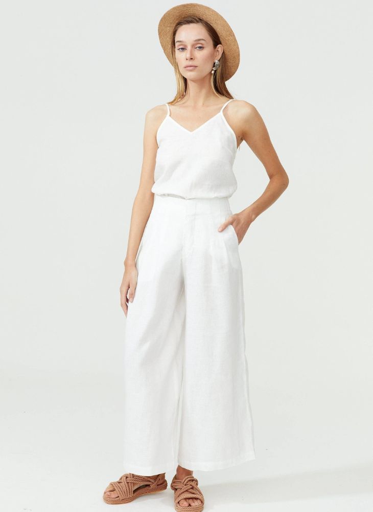 Culotte Linen Pants