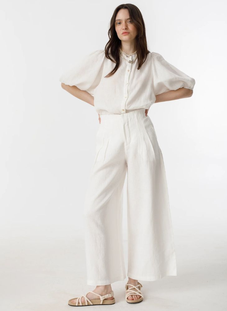 Culotte Linen Pants