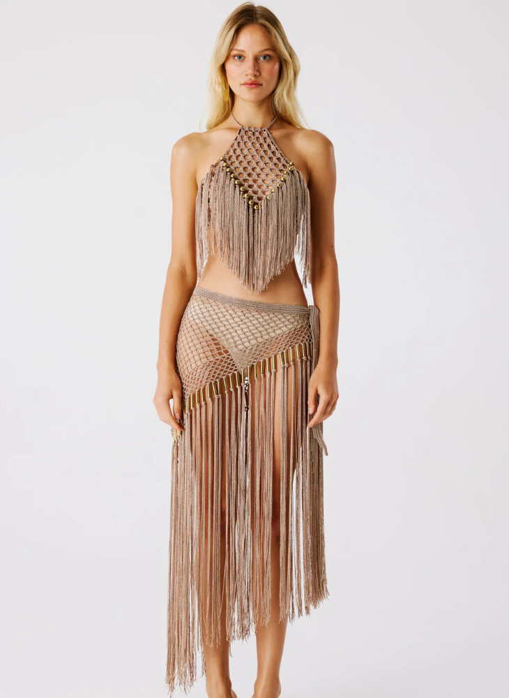 Aria Fringe Skirt