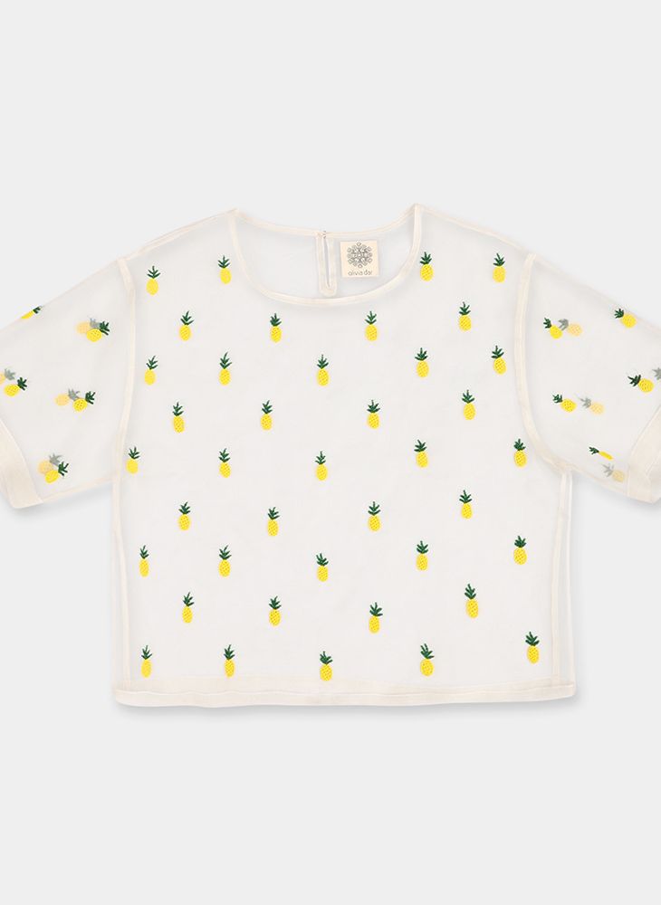Pineapple Organza T-shirt