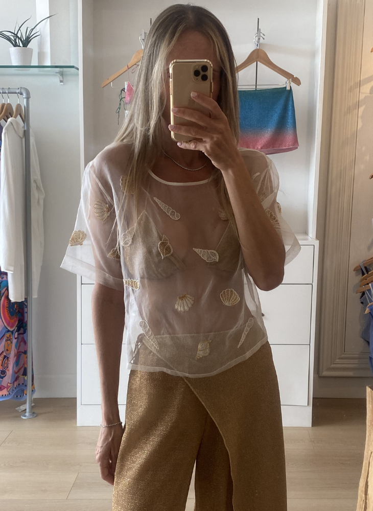 Shell Organza T-shirt