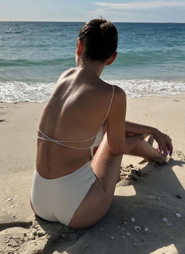 Fine Strap One Piece