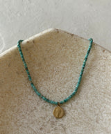 Dorsei Turquoise Coin Pendant