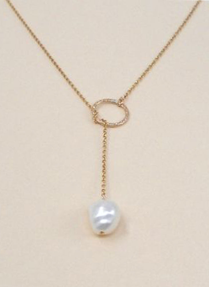 Pearl Pull-Thru Necklace