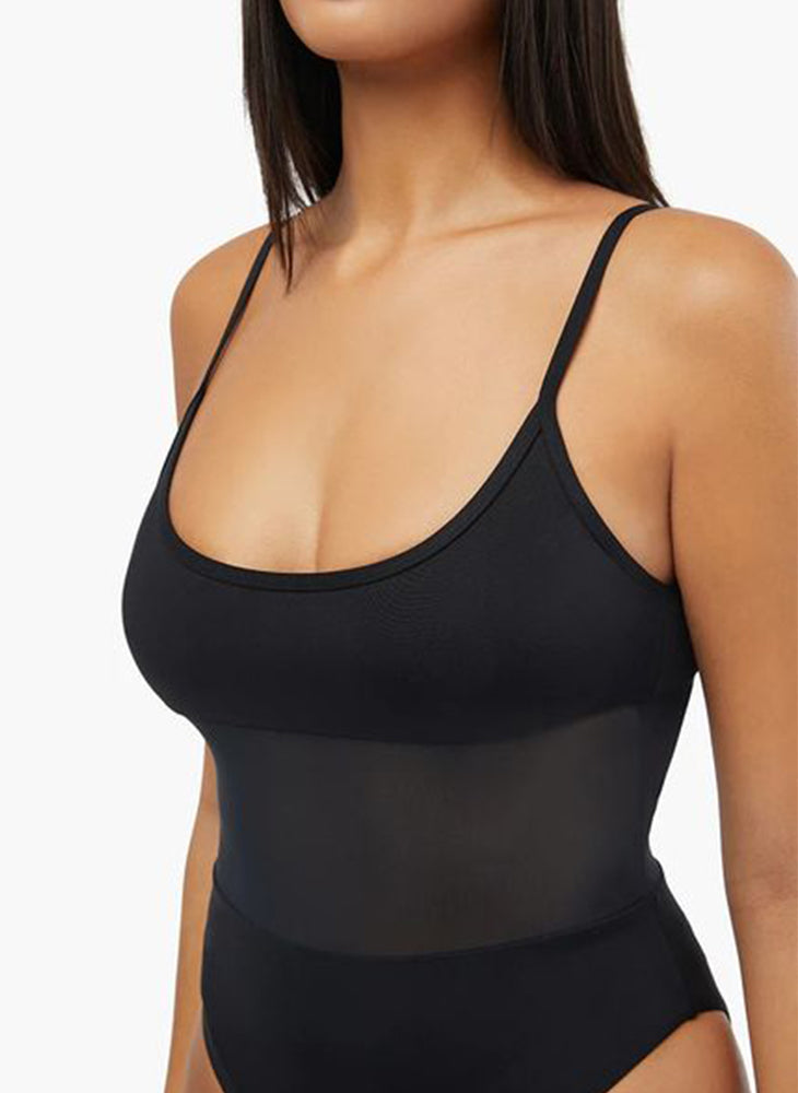 Mesh Scoop One Piece