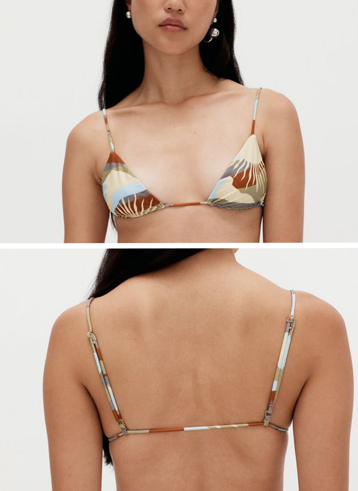 Tri Top & Twisted Side Bottom