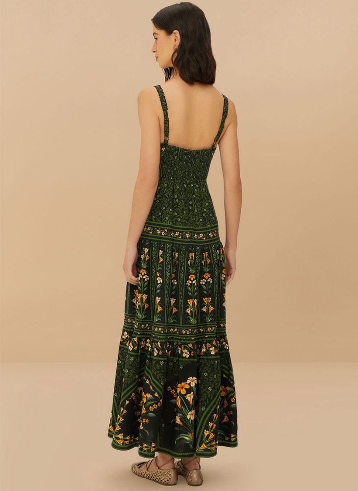 Flowers Arch Maxi Dress