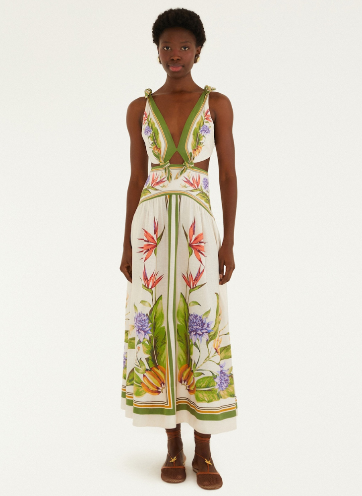 Tropical Scarf Maxi