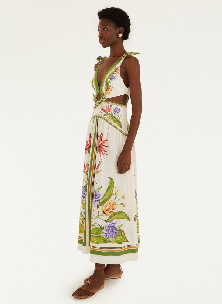 Tropical Scarf Maxi