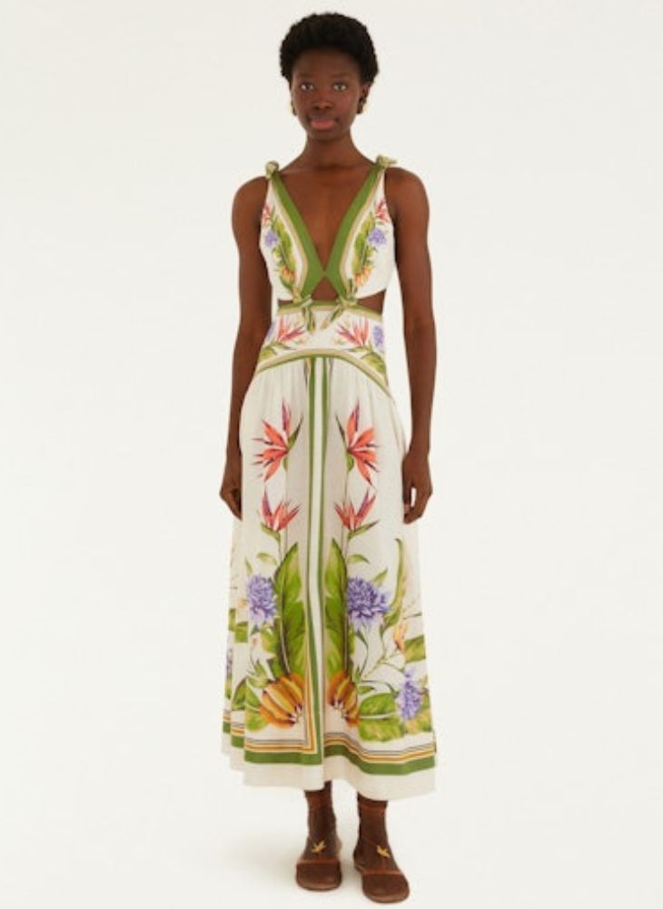 Tropical Scarf Maxi