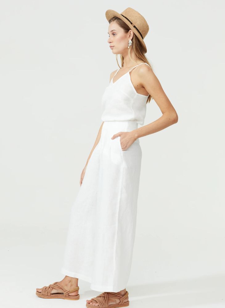 Culotte Linen Pants