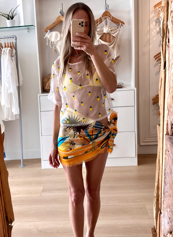 Pineapple Organza T-shirt
