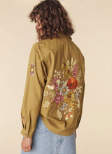 Foxglove Embroidered Shirt