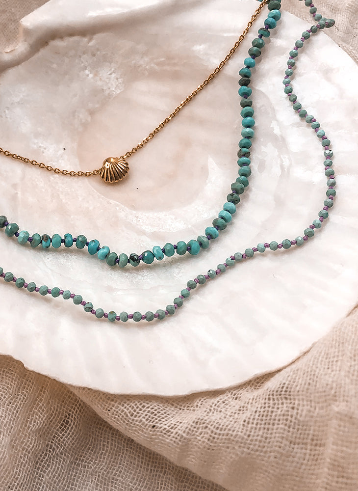 Knotted Turquoise Necklace