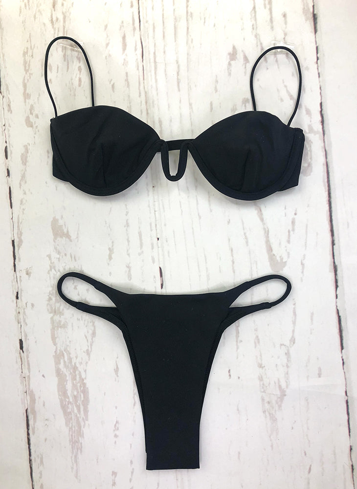 Fine Strap Balconette Top & Rio Bottom