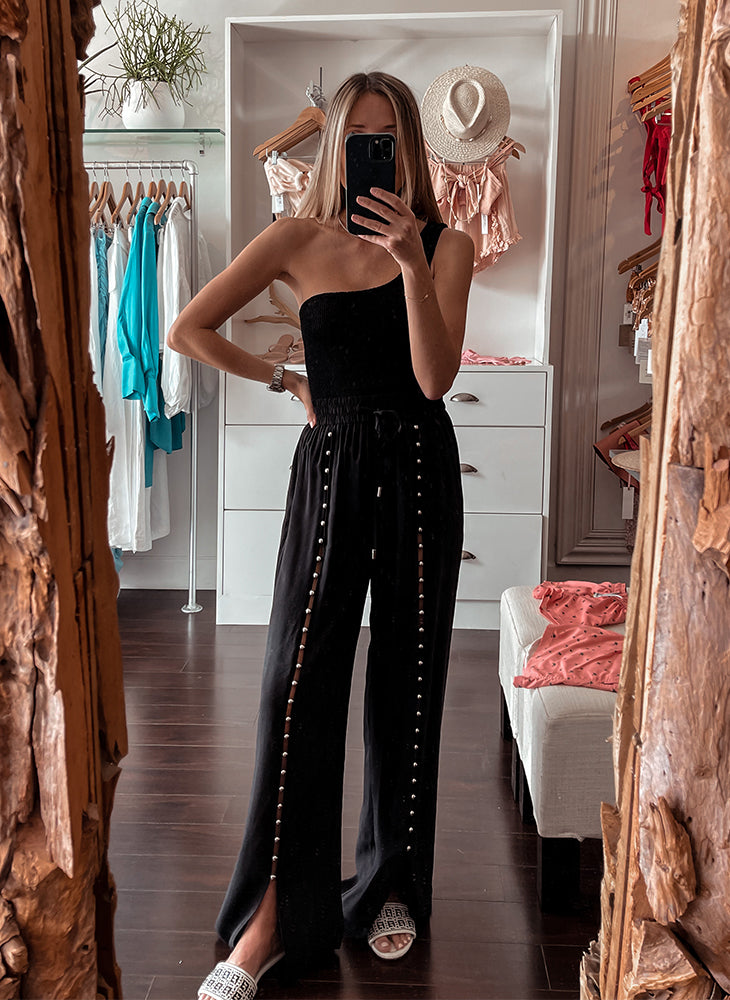 Khalida Beaded Slit Pant